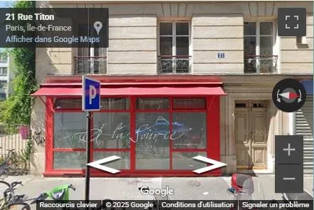 Vue de la rue du cabinet de kinésiologie Paris 11