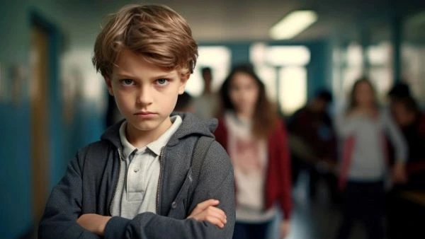 enfant stressé à l'école à Paris 12